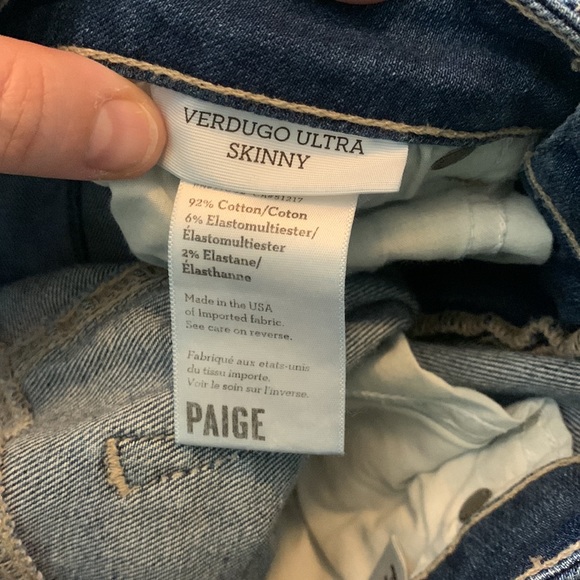 PAIGE Verdugo Jeans - Size 26 - Picture 8 of 13